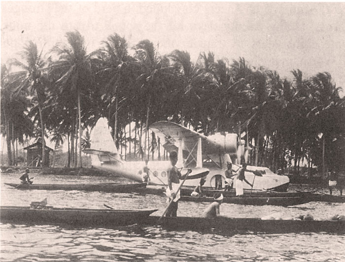 3Panagra Sikorsky S 43 at Tumaco PAHF Banning Collection sepia