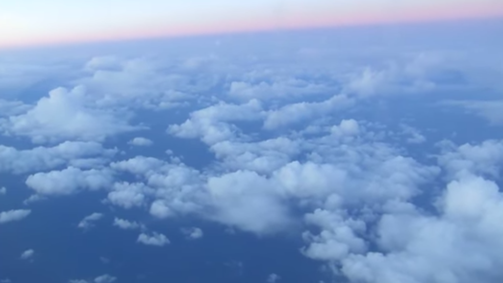 Clouds over the ocean