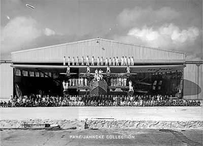 Pan Am 90 Years Ago Banner Miami 1933, PAHF/Jahnke Collection