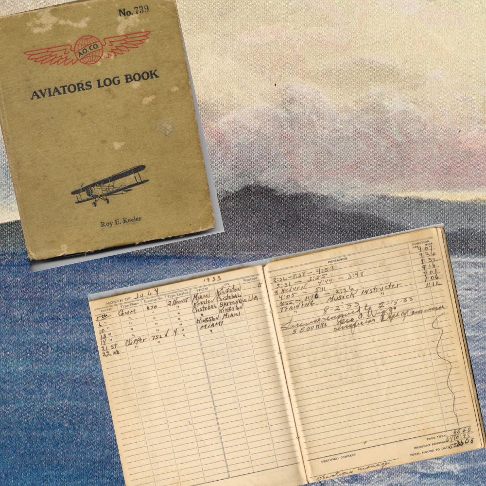 Pan Am Capt. Roy Keeler's log and Mt Pelée Martinique