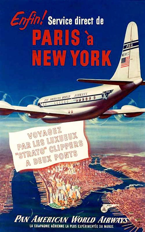 Pan Am NYC Paris Boeing 377 StratoClipper rsz