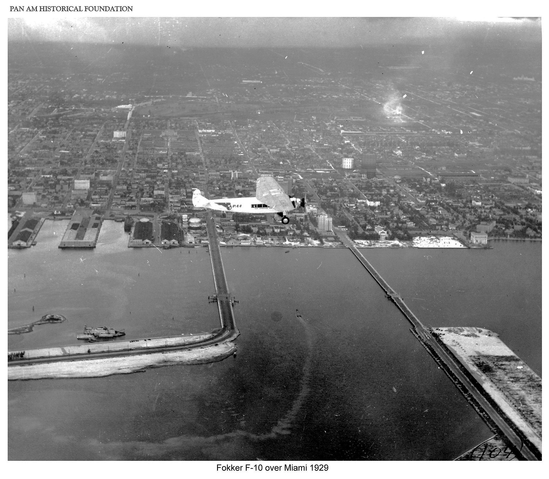 Fokker F10 over Miami 1929