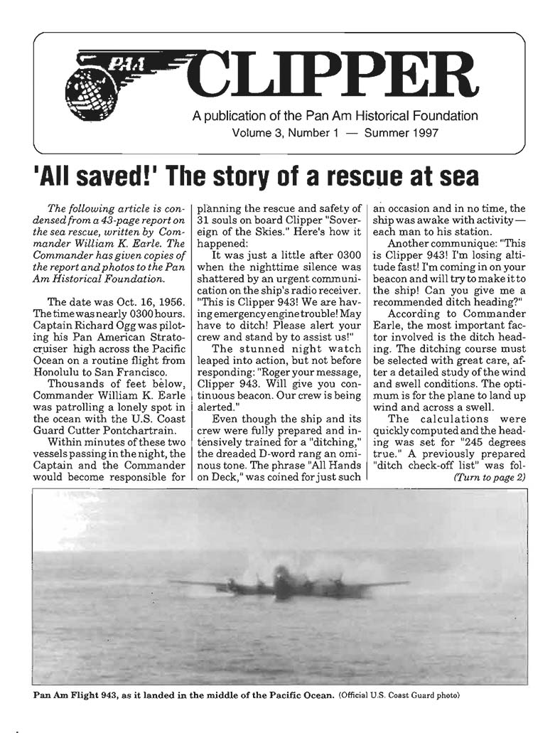 Clipper Newsletter Summer 1997 All Saved Story of a Rescue at Sea rsz 1