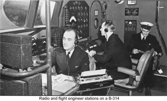 Radio Flight Engineer Stations on a B 314