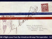 First Pan Am flight cover, 1927