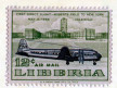 Liberia and Pan Am 12 cent stamp